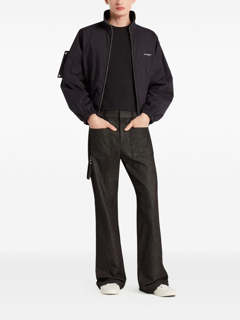 courrèges zip-up bomber jacket outlook