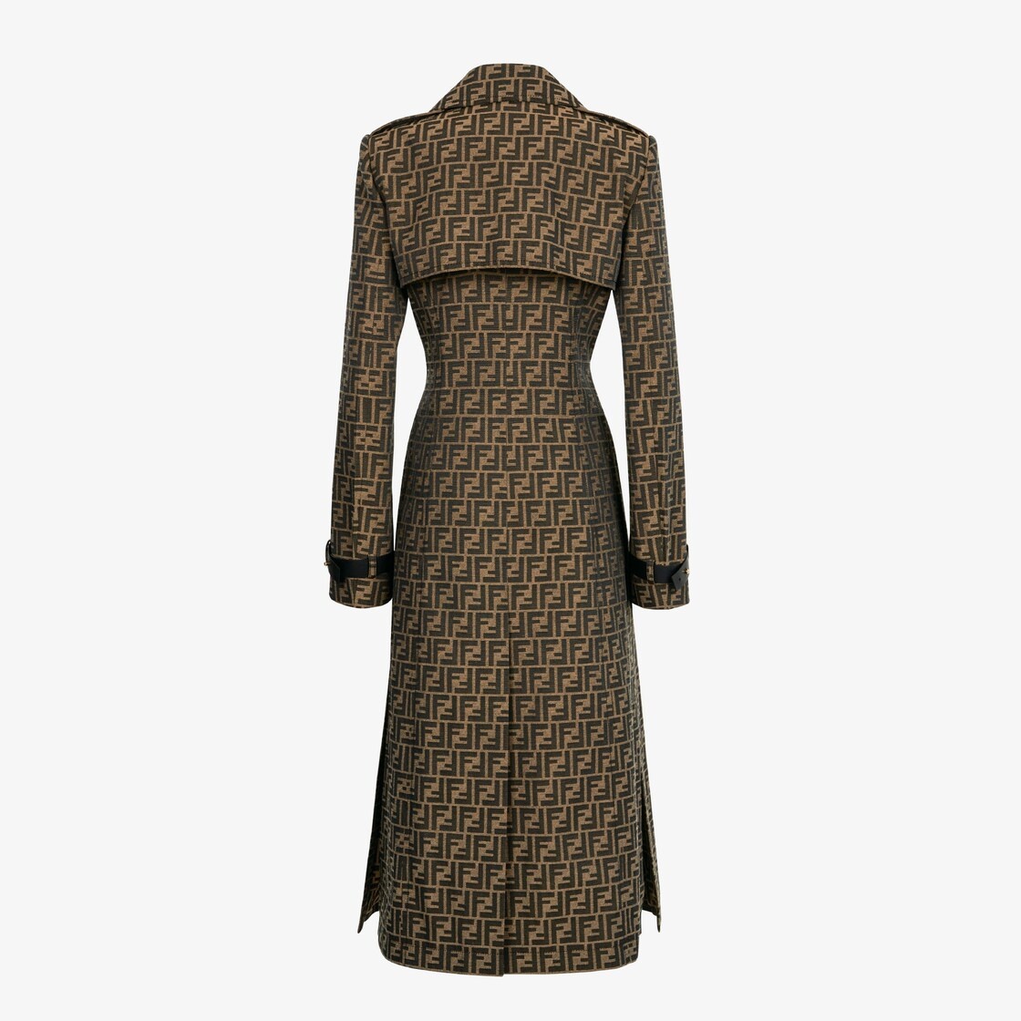 Brown canvas trench coat - 2