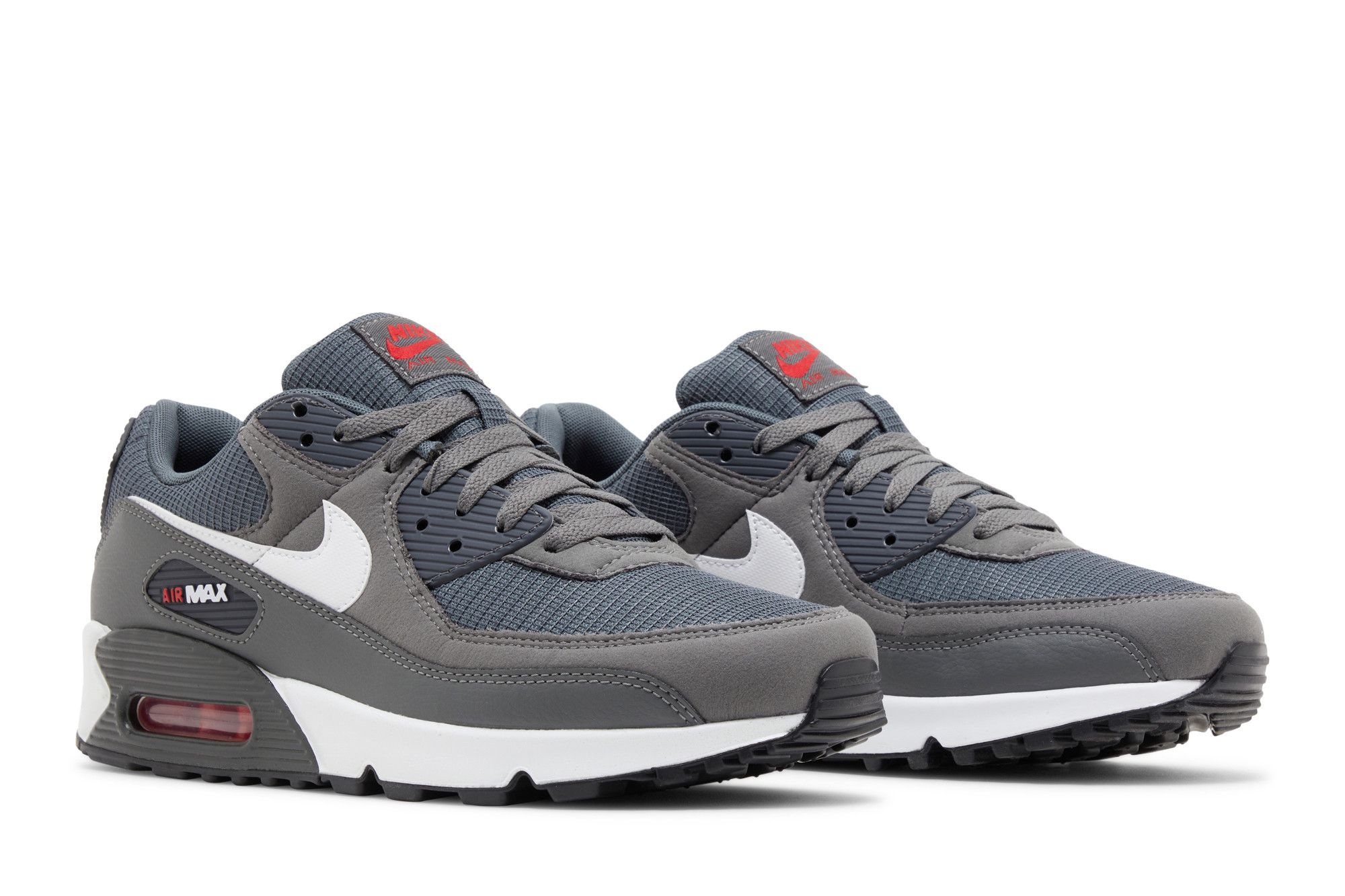 Air Max 90 'Iron Grey University Red' - 8