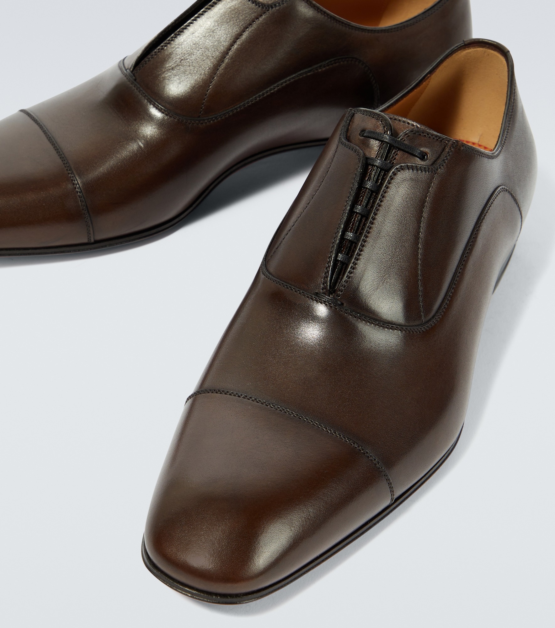 Greghost leather Oxford shoes - 3