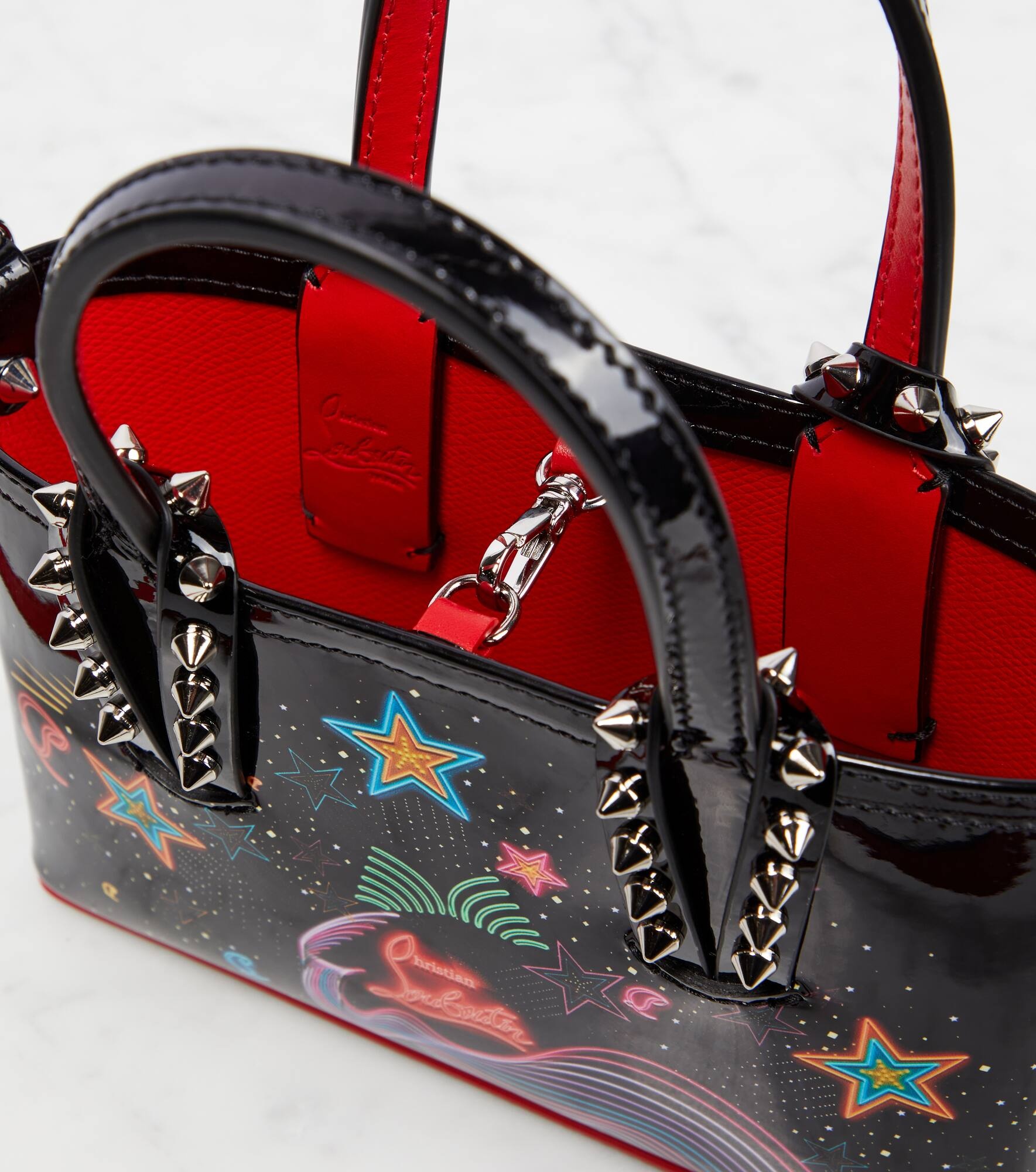 Cabata Mini embellished leather tote bag - 3