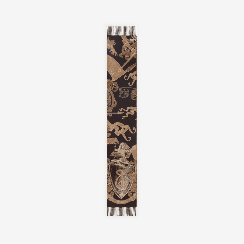 Etched Knight Cashmere Scarf 5