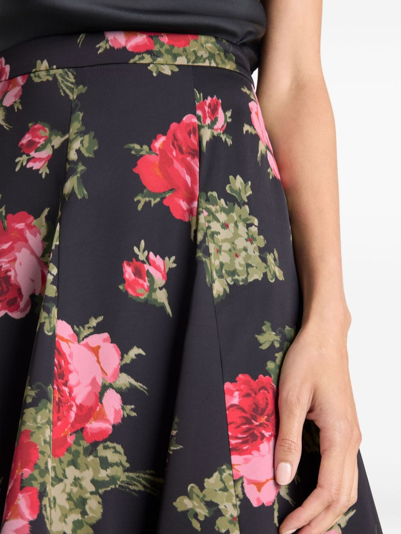 Hilda baroque roses midi skirt 5