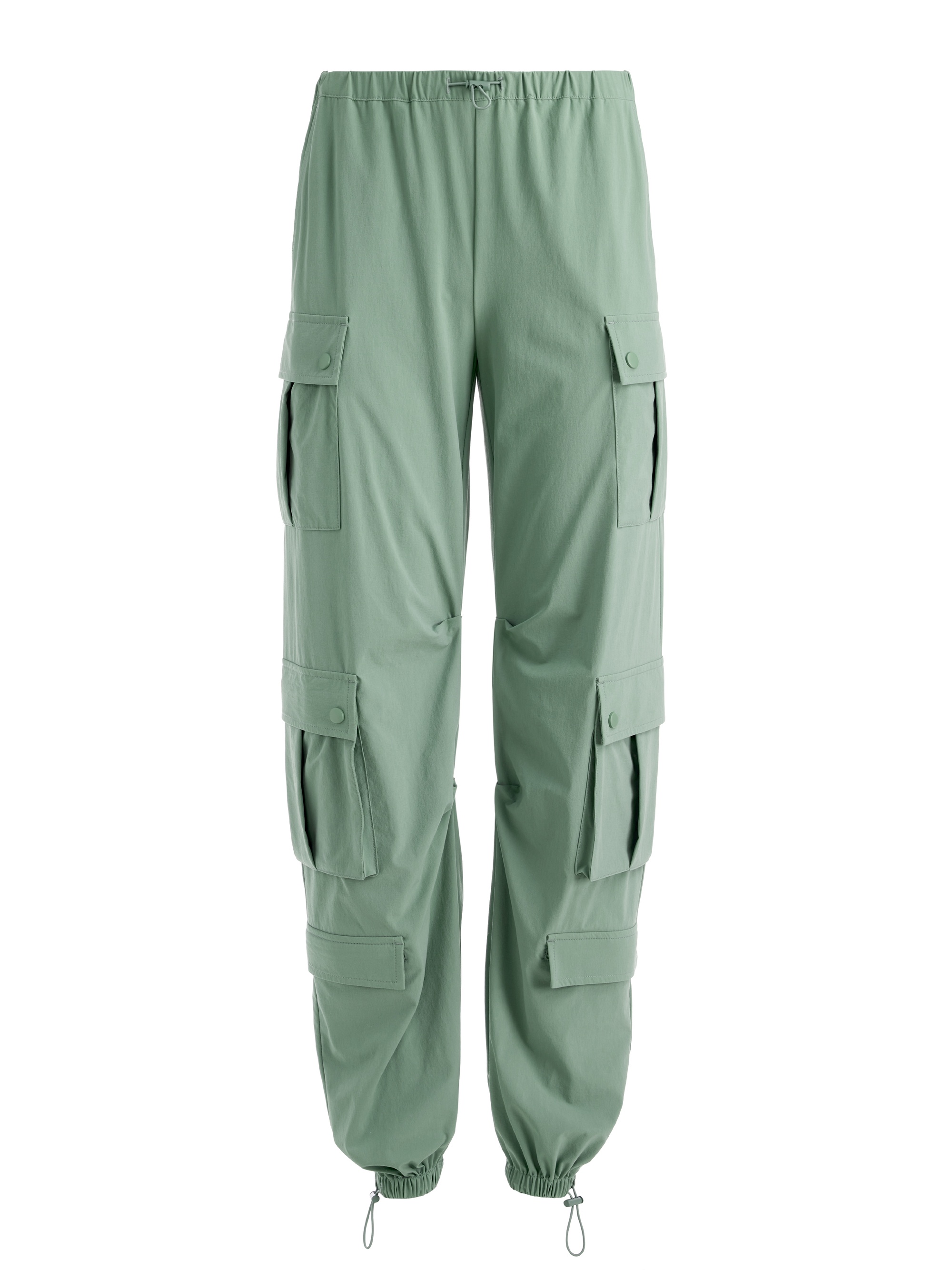 SHARA MID RISE PARACHUTE CARGO PANTS - 1