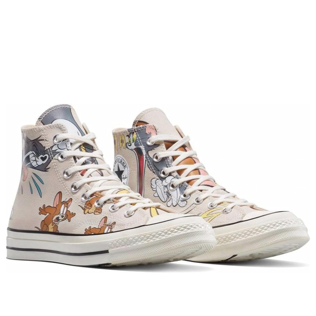 Converse x Tom & Jerry Chuck Taylor 70 High 'Egret' A15111C - 3