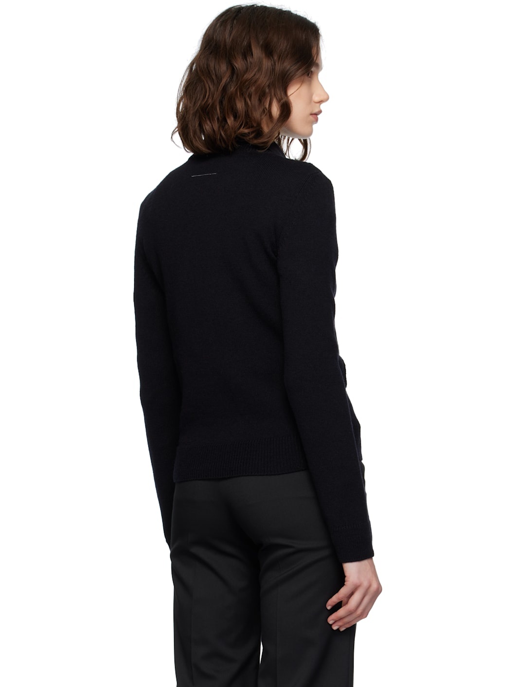 Black Wool Sweater - 3