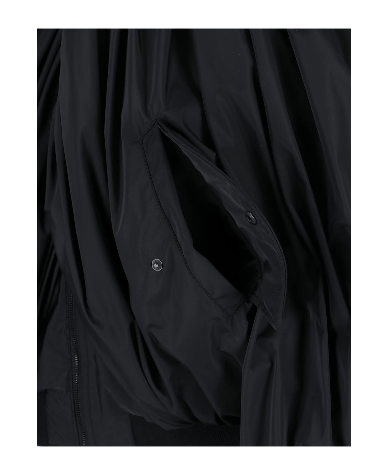 Draped Bomber Jacket - 3