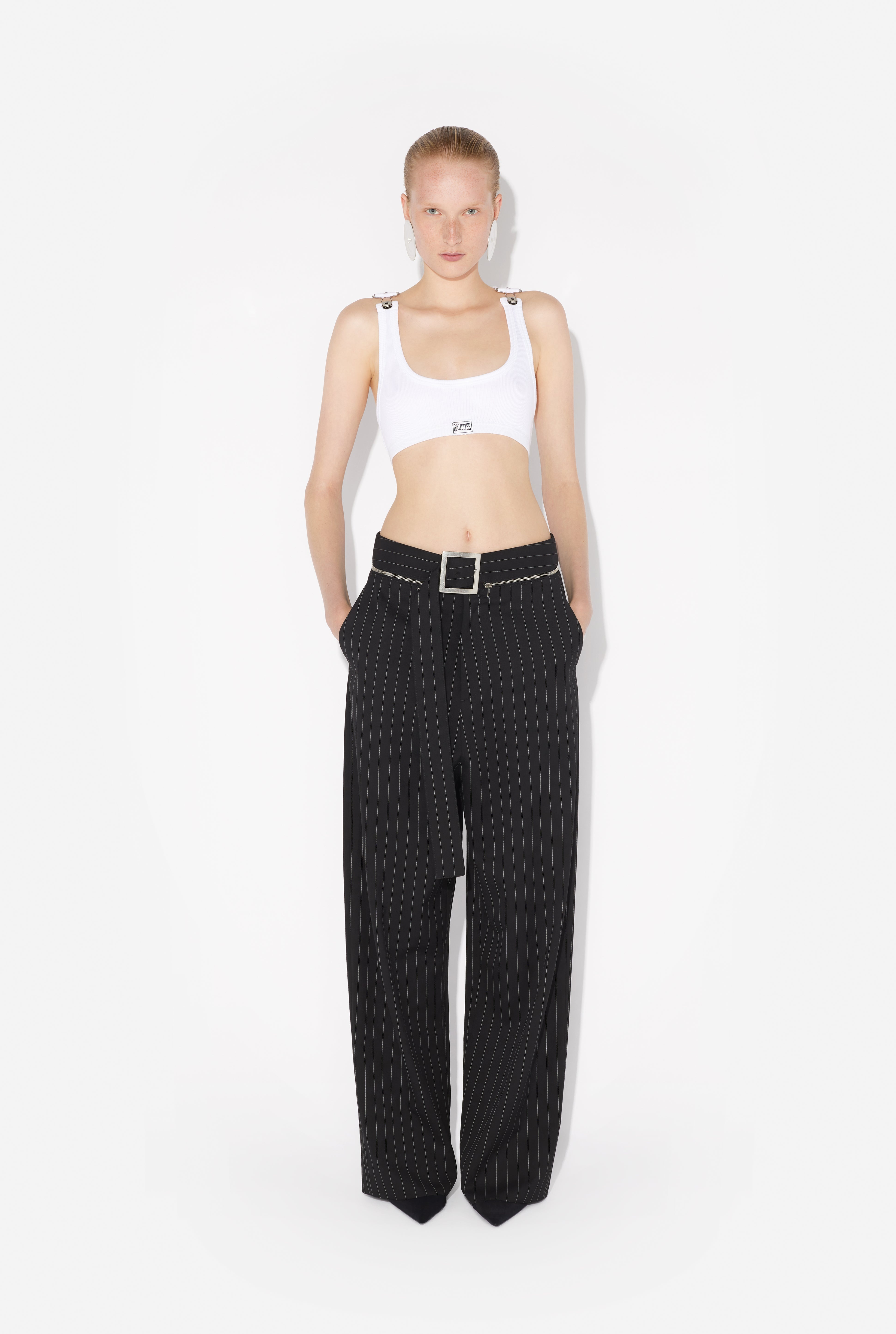 THE BELTED SUIT PANTS - 2