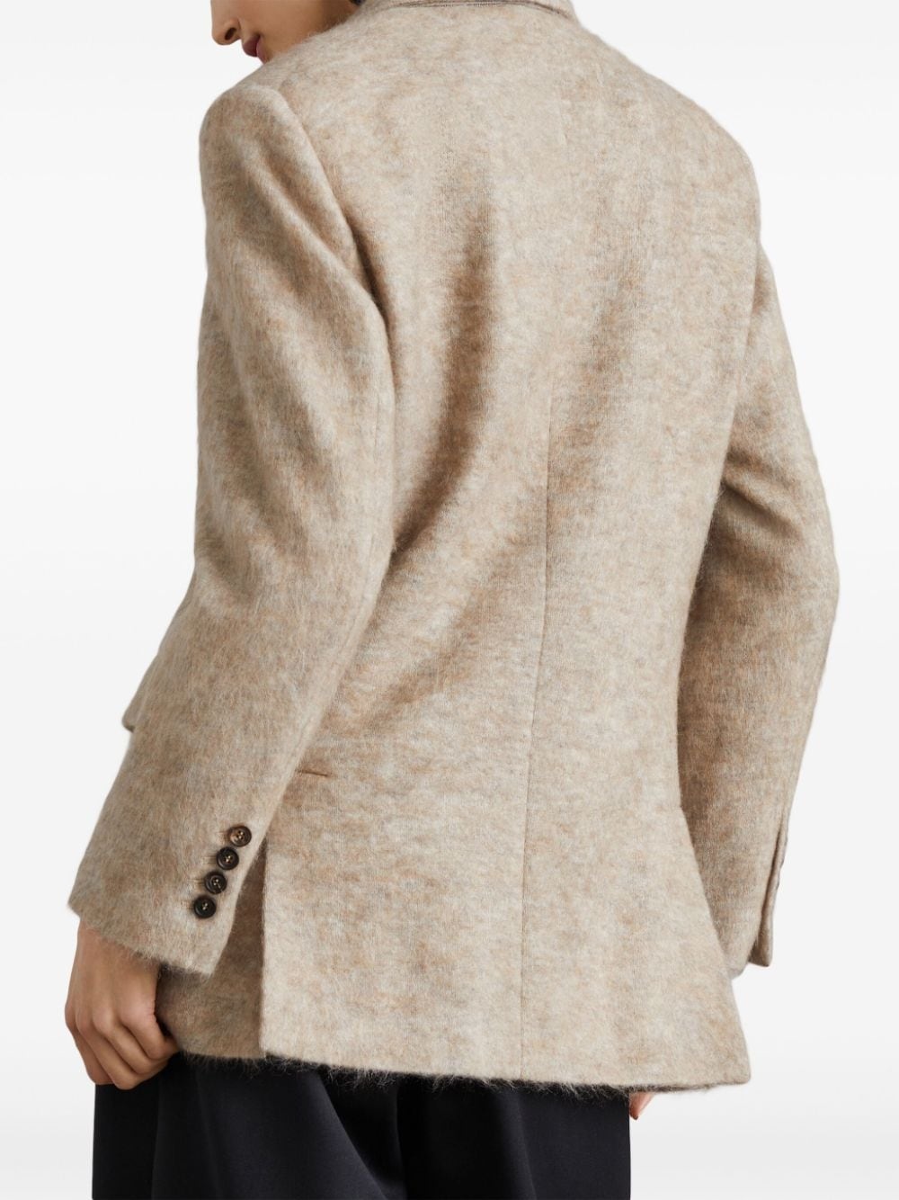 Monili-embellished blazer - 4