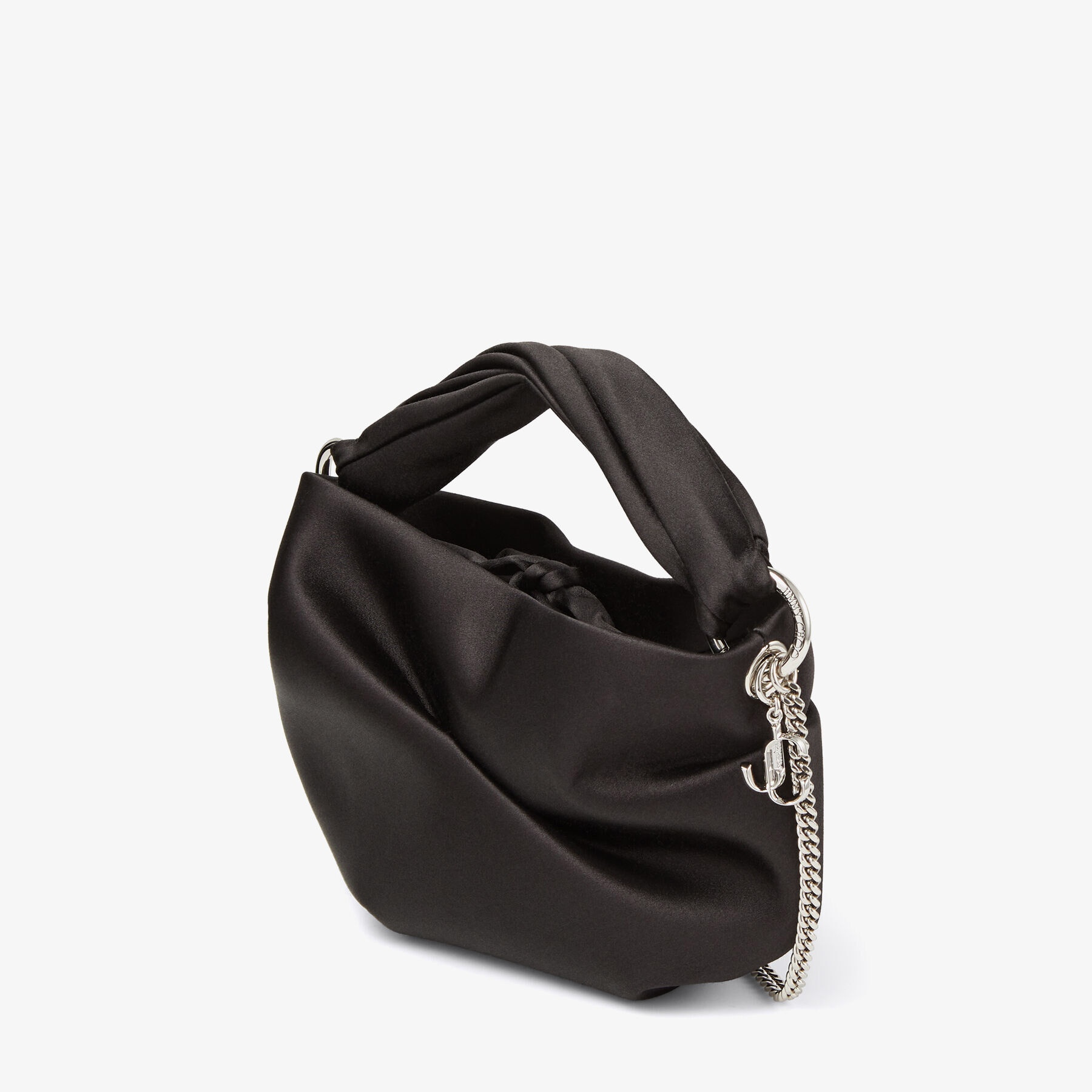 Bonny
Black Satin Bag with Twisted Handle - 4