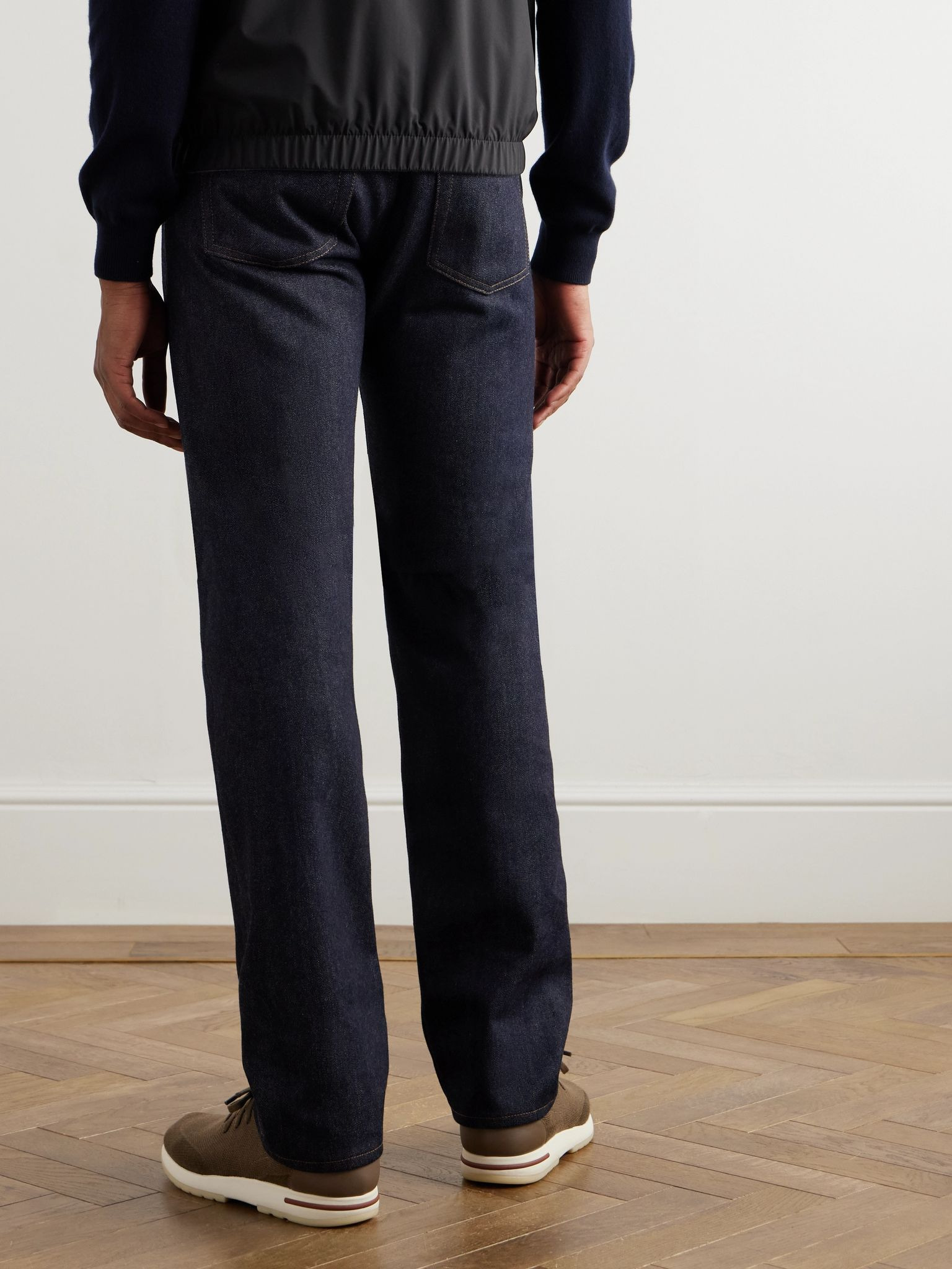 Kamen Straight-Leg CashDenim® Jeans Blue - 3