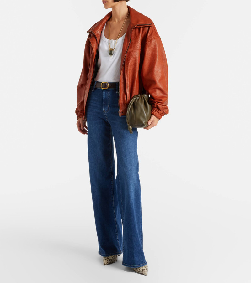 FRAME Le Slim high-rise wide-leg jeans outlook