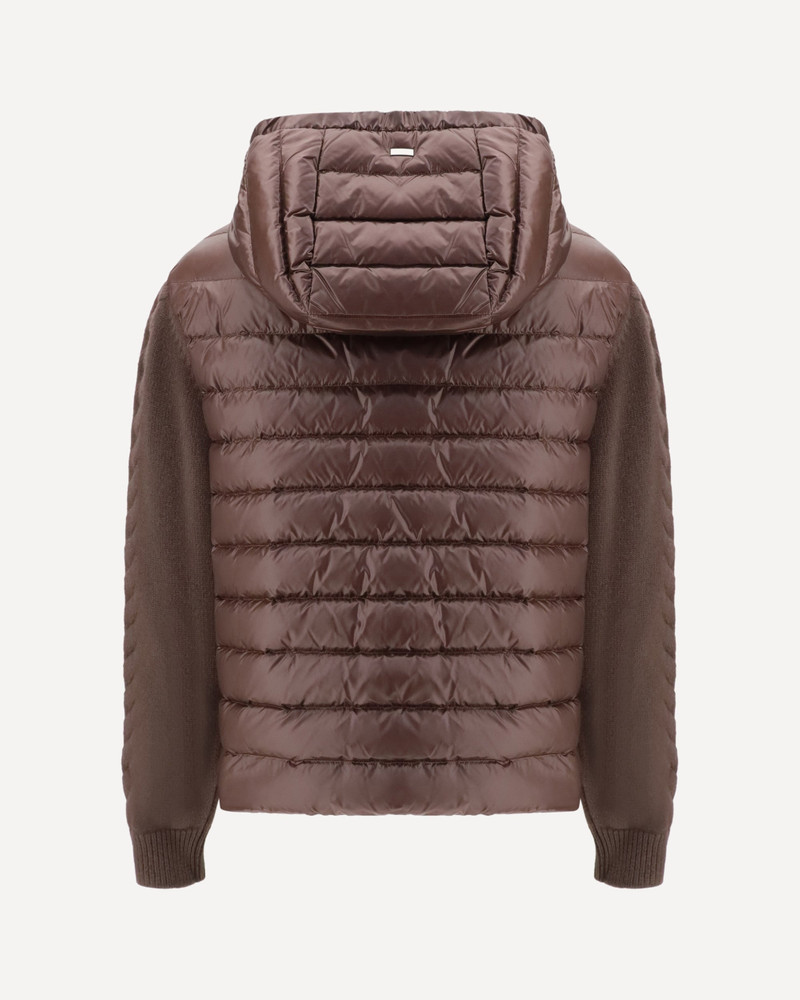 Herno Down Jacket with wool sleeves outlook