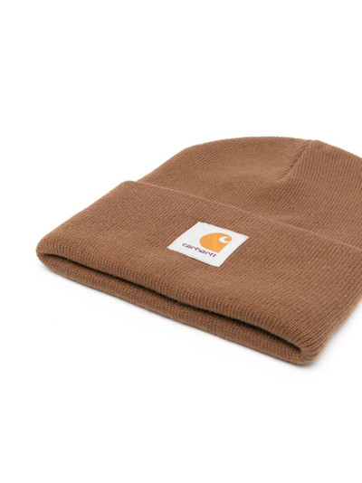 Carhartt logo-patch knit beanie outlook