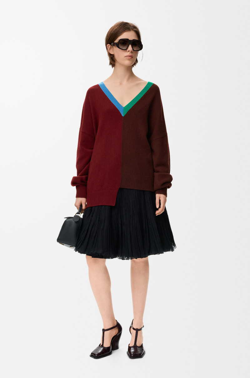 Loewe Asymmetric sweater in wool outlook
