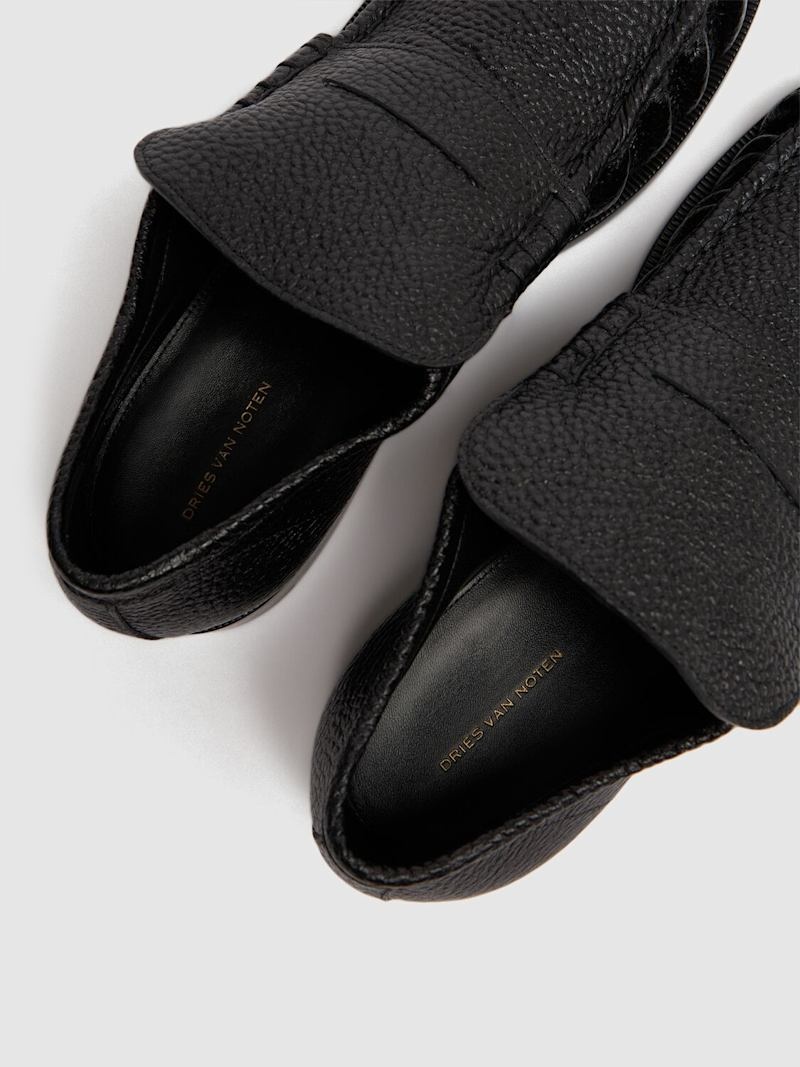 Leather loafers - 4