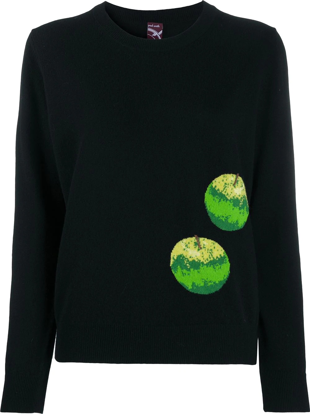 intarsia-knit apple jumper  - 1