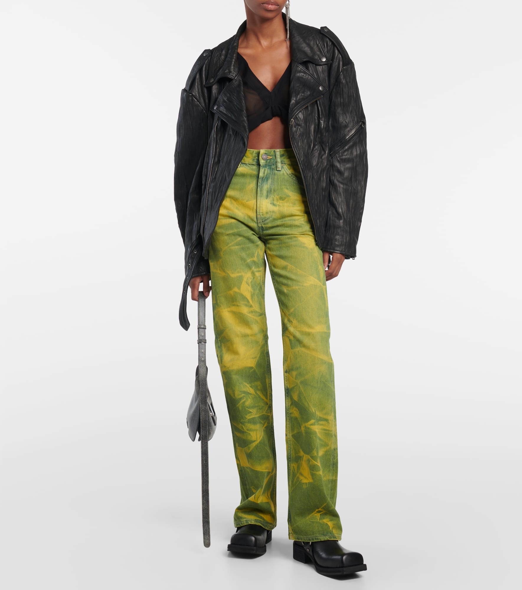 High-rise straight jeans - 2