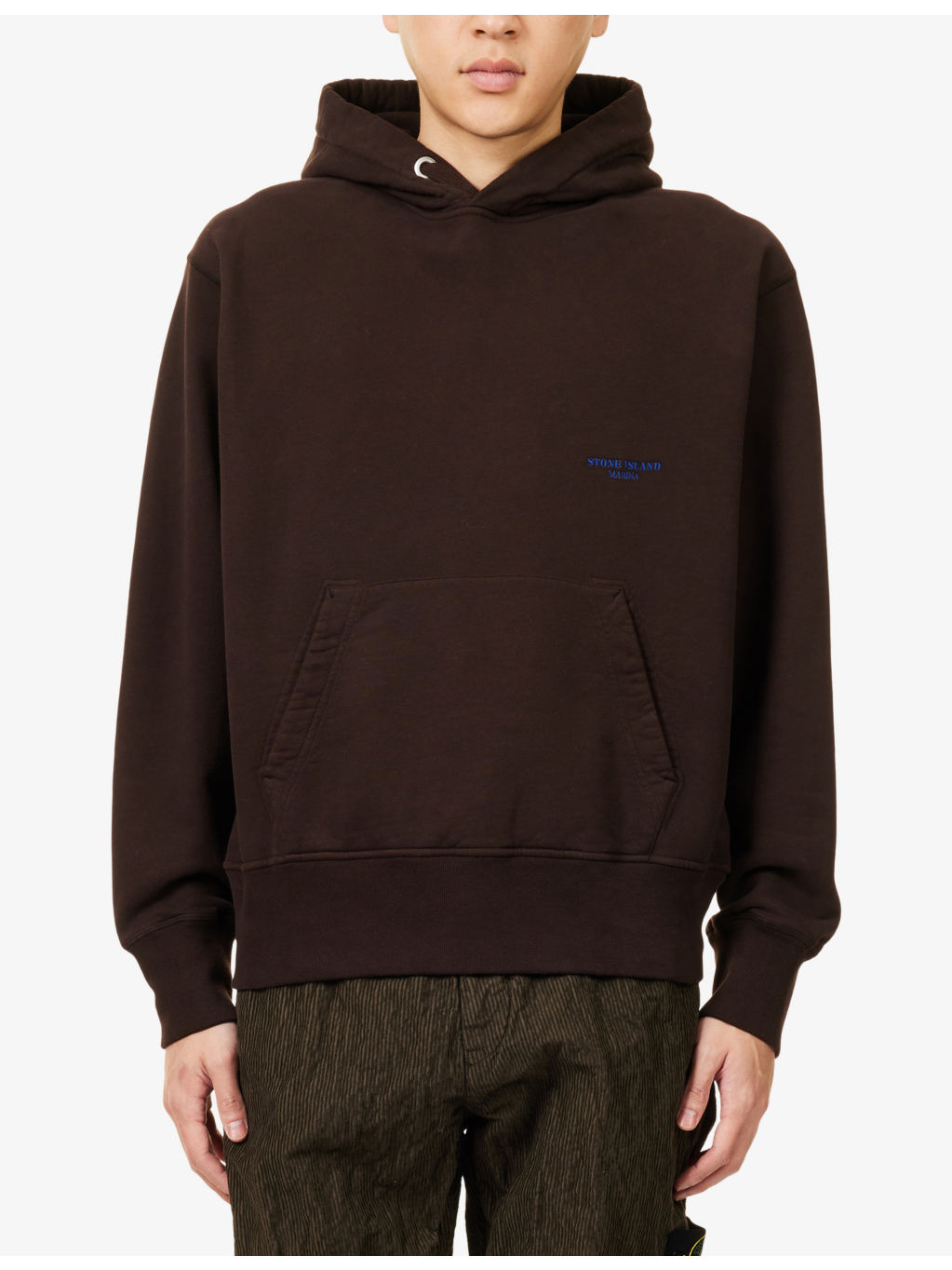 Marina Embroider-Text Cotton-Jersey Hoody - 3