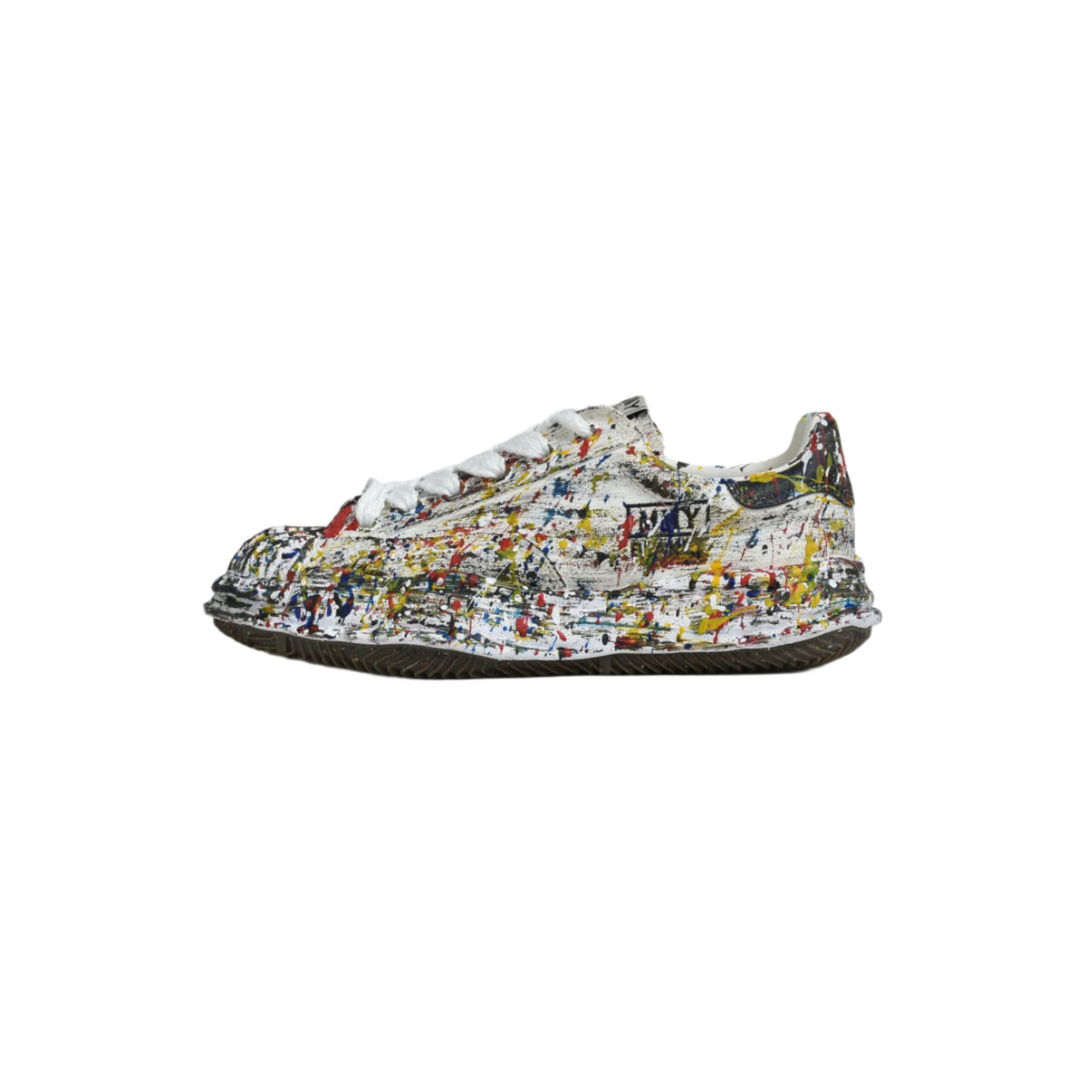 PETERSON 23 SPUTTERING LOW-TOP SNEAKERS (WHITE) - 6