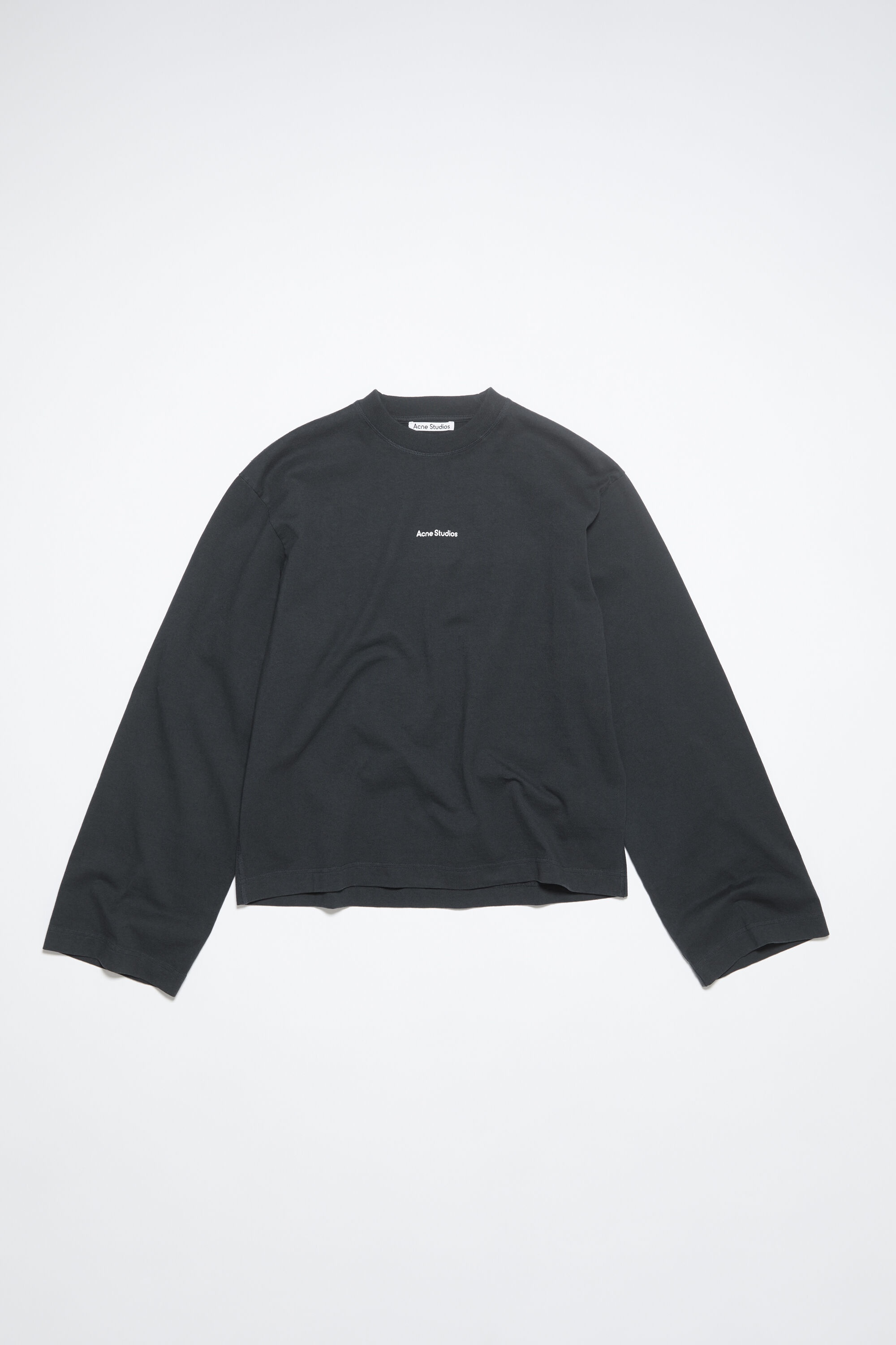 Logo long sleeve t-shirt - Black - 5