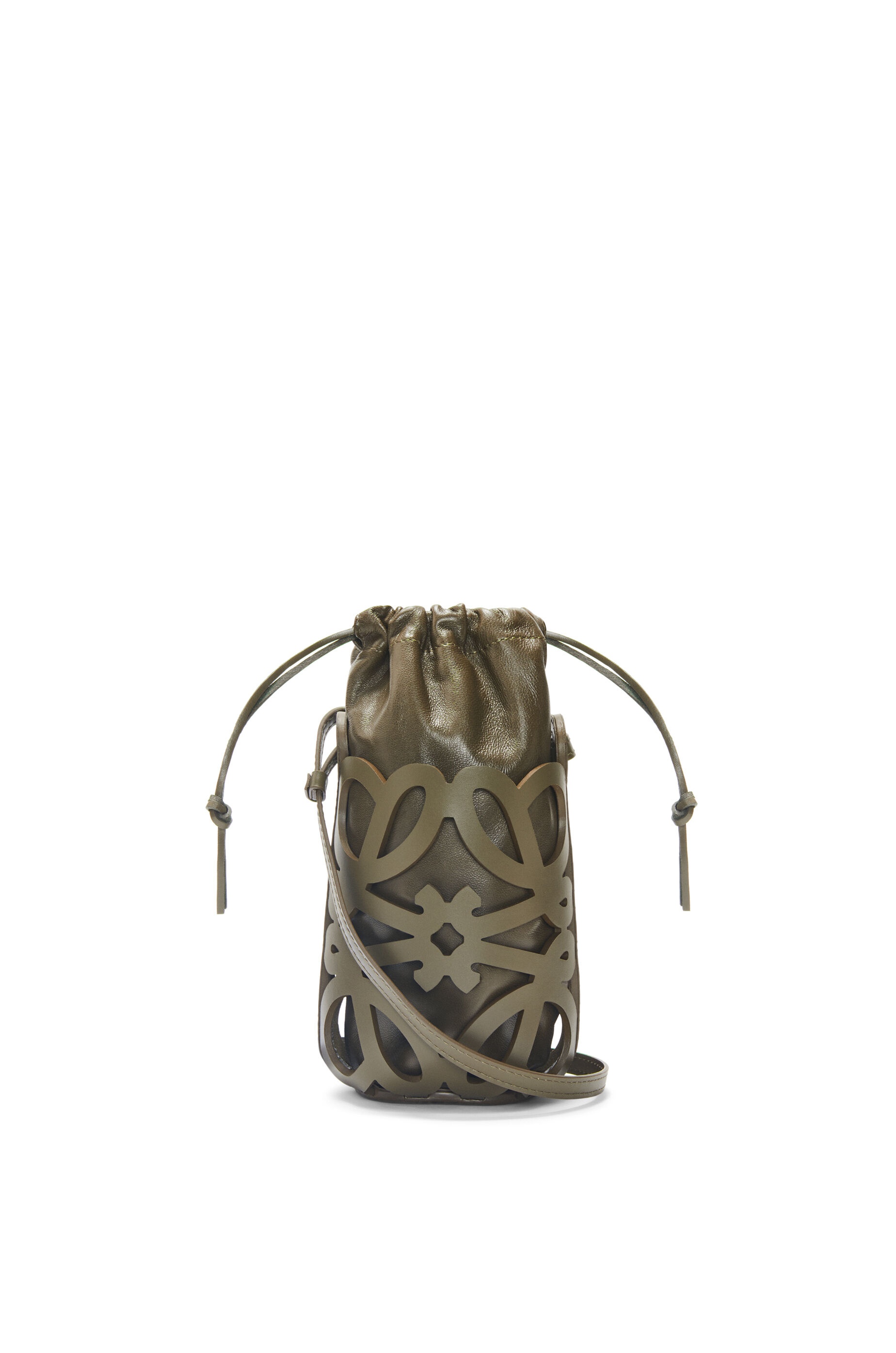 Anagram cut-out pocket in classic calfskin and nappa - 1
