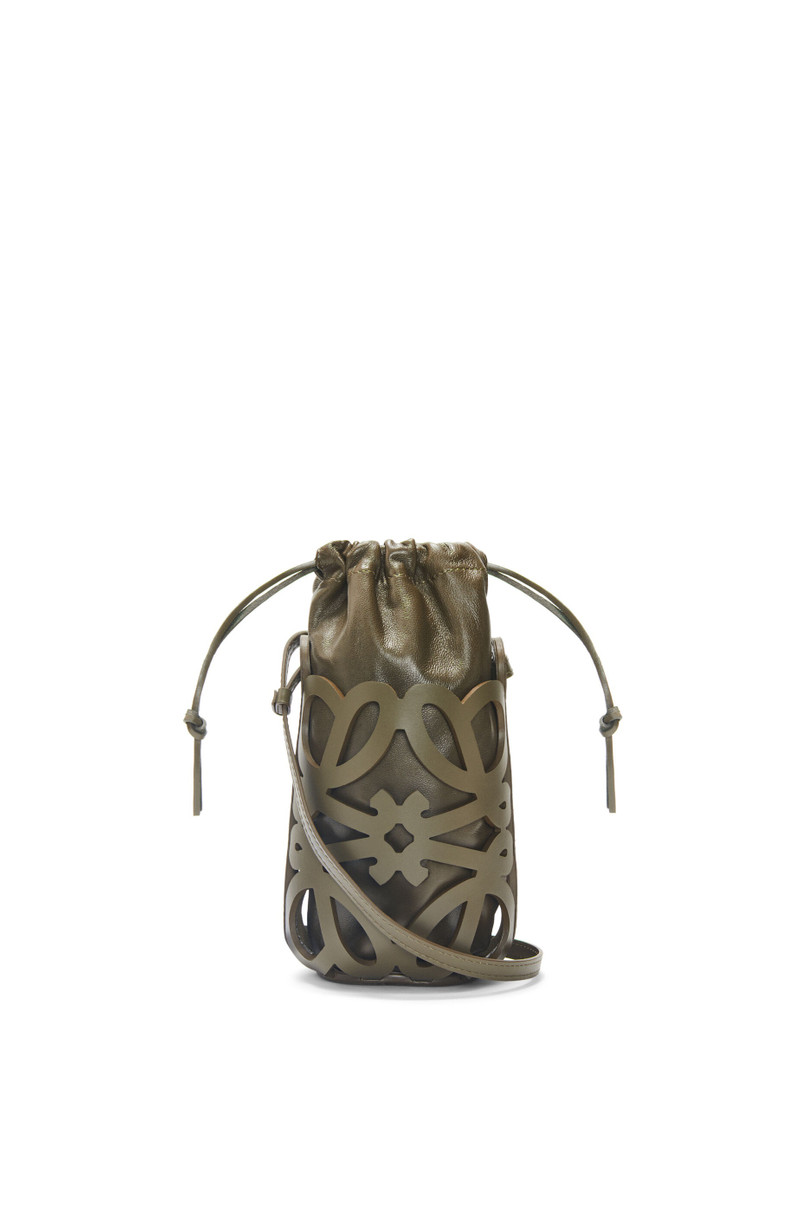 Anagram cut-out pocket in classic calfskin and nappa 1