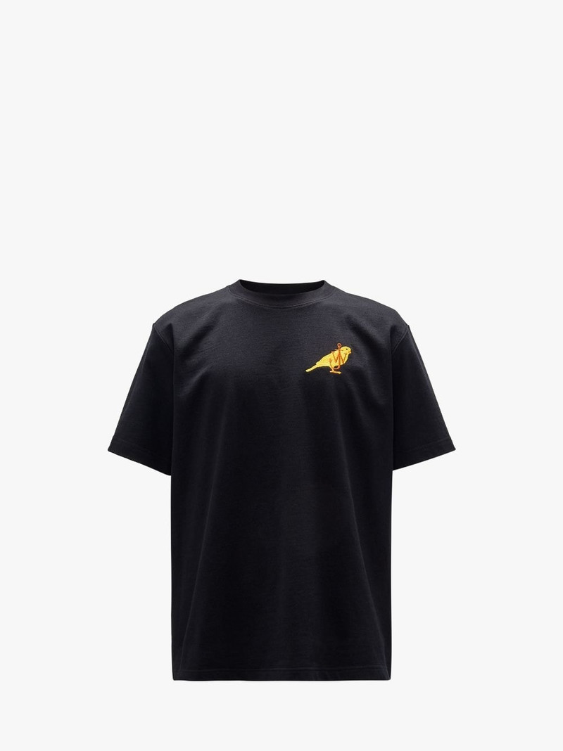 T-SHIRT WITH CANARY EMBROIDERY 1