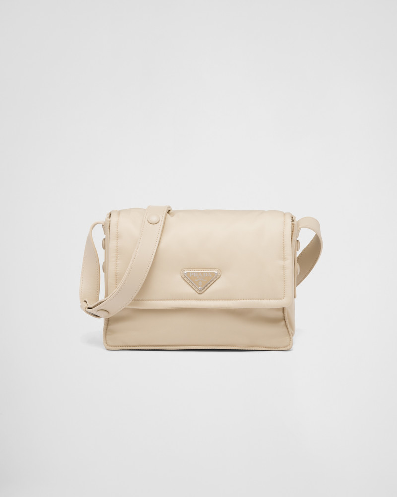 Small padded Re-Nylon shoulder bag 1