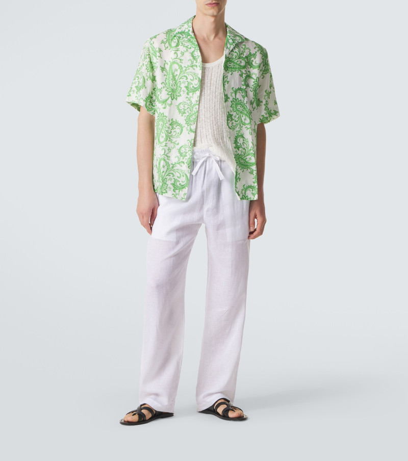 Etro Paisley linen shirt outlook