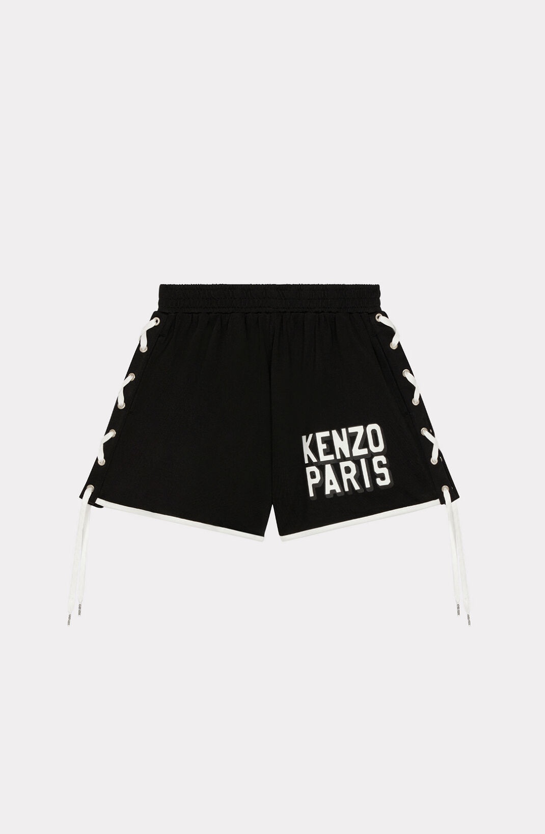 KENZO Paris lace-up shorts - 1