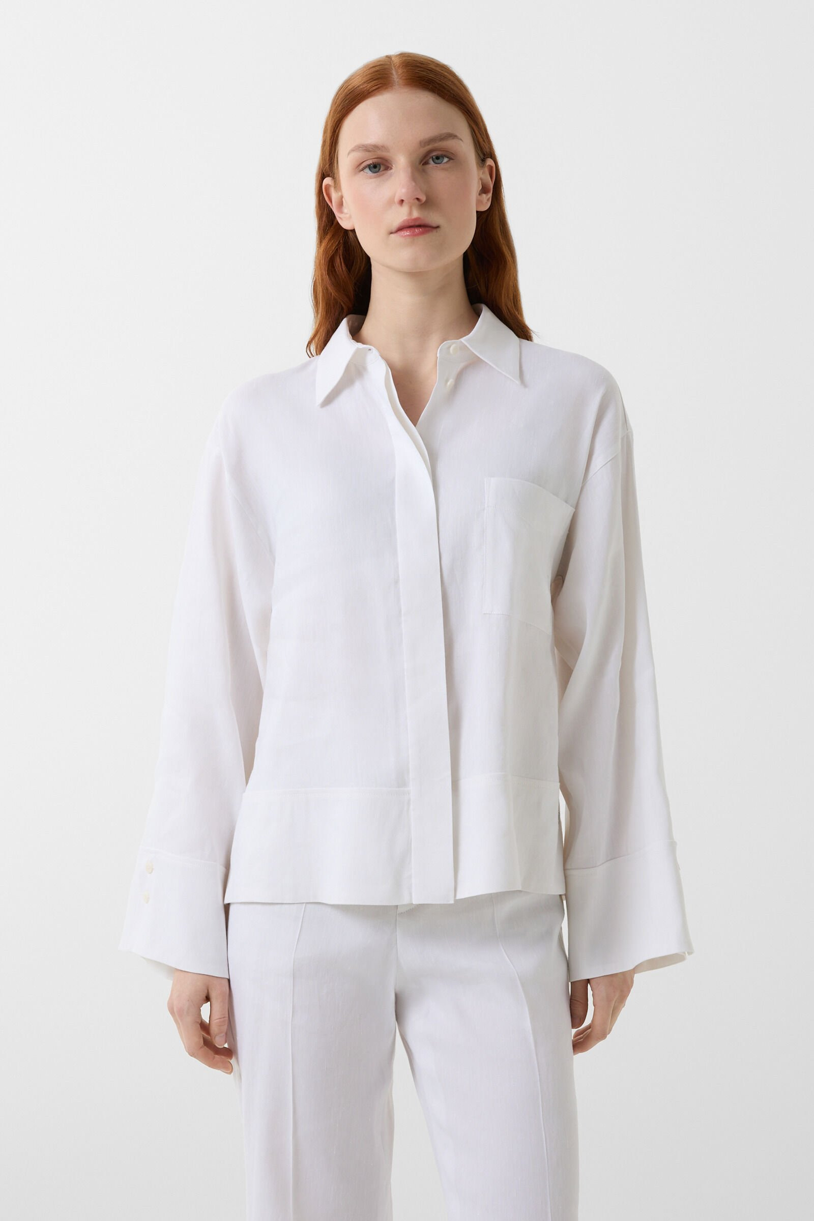 Ronda blouse in White - 2