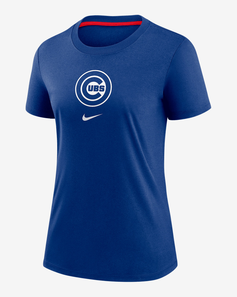 Chicago Cubs Authentic Collection Early Work Women's Nike MLB T-Shirt 1