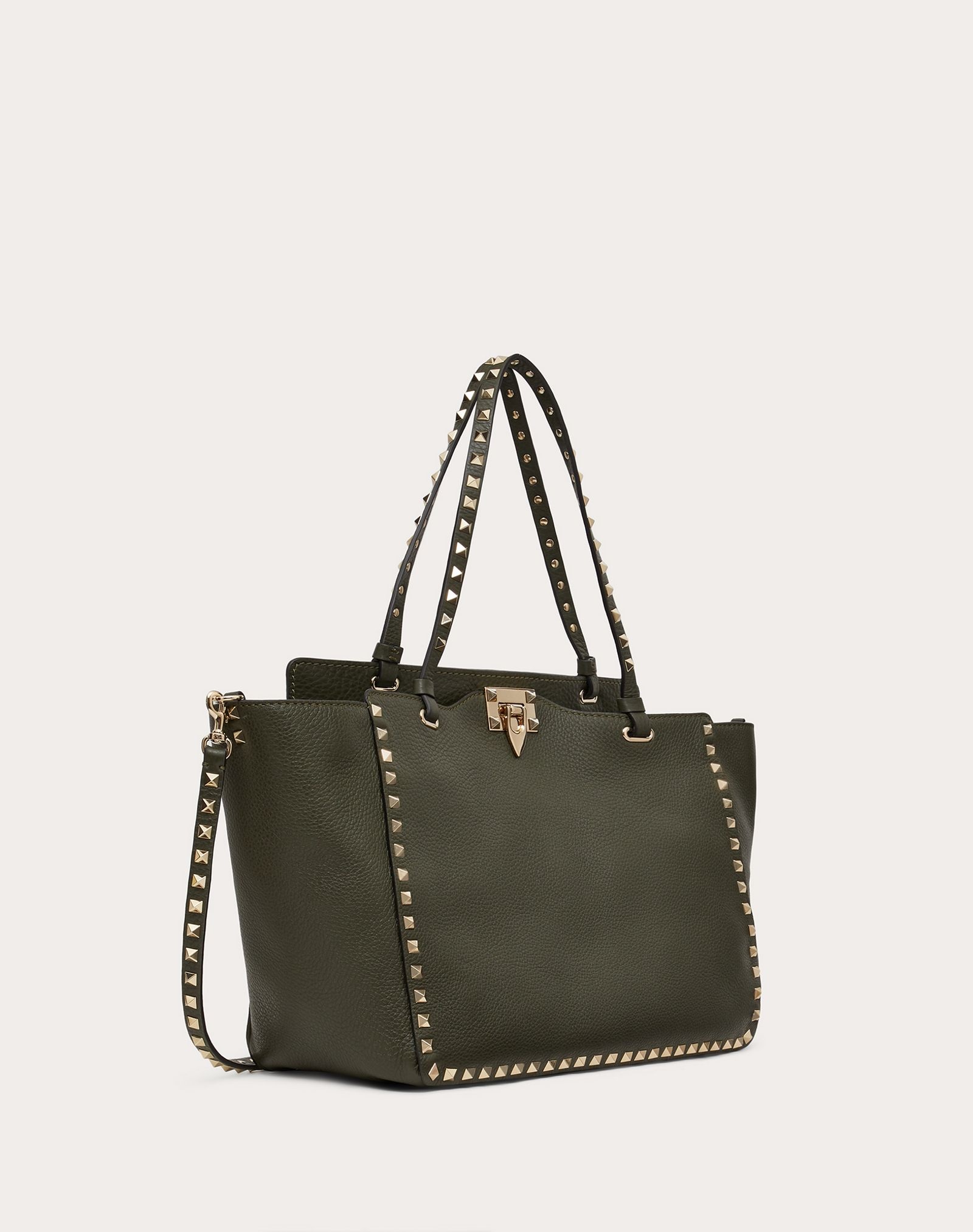 Medium Rockstud Grainy Calfskin Bag - 2