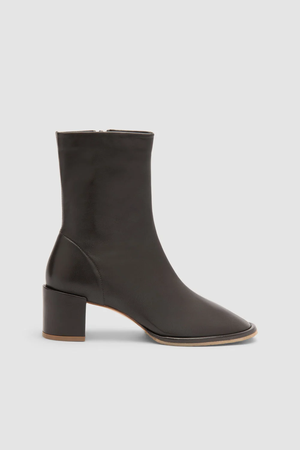 Josiah Ristretto Lamb Nappa Leather Ankle Boot - 1