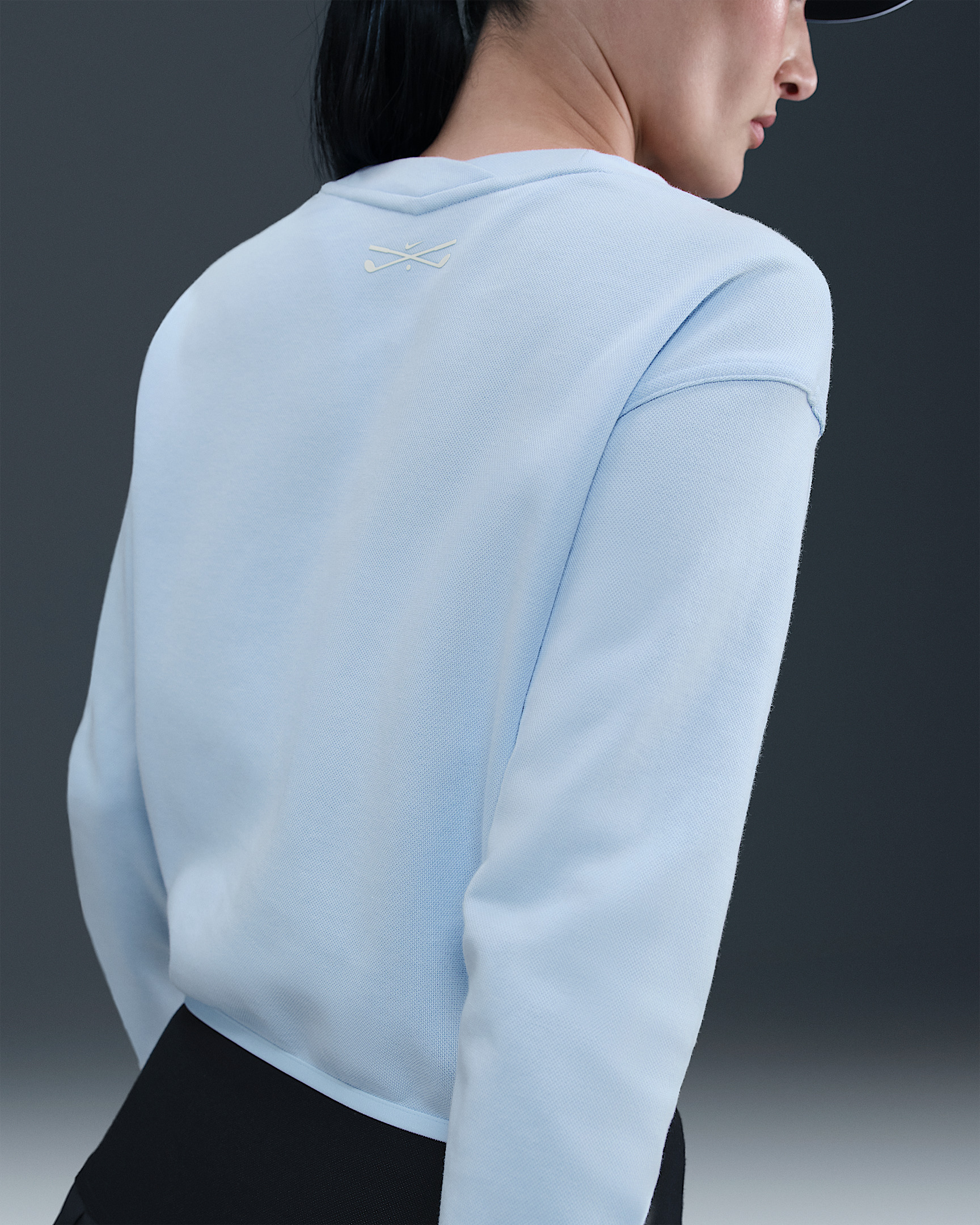 Nike Women's V-Neck Long-Sleeve Golf Top - 2