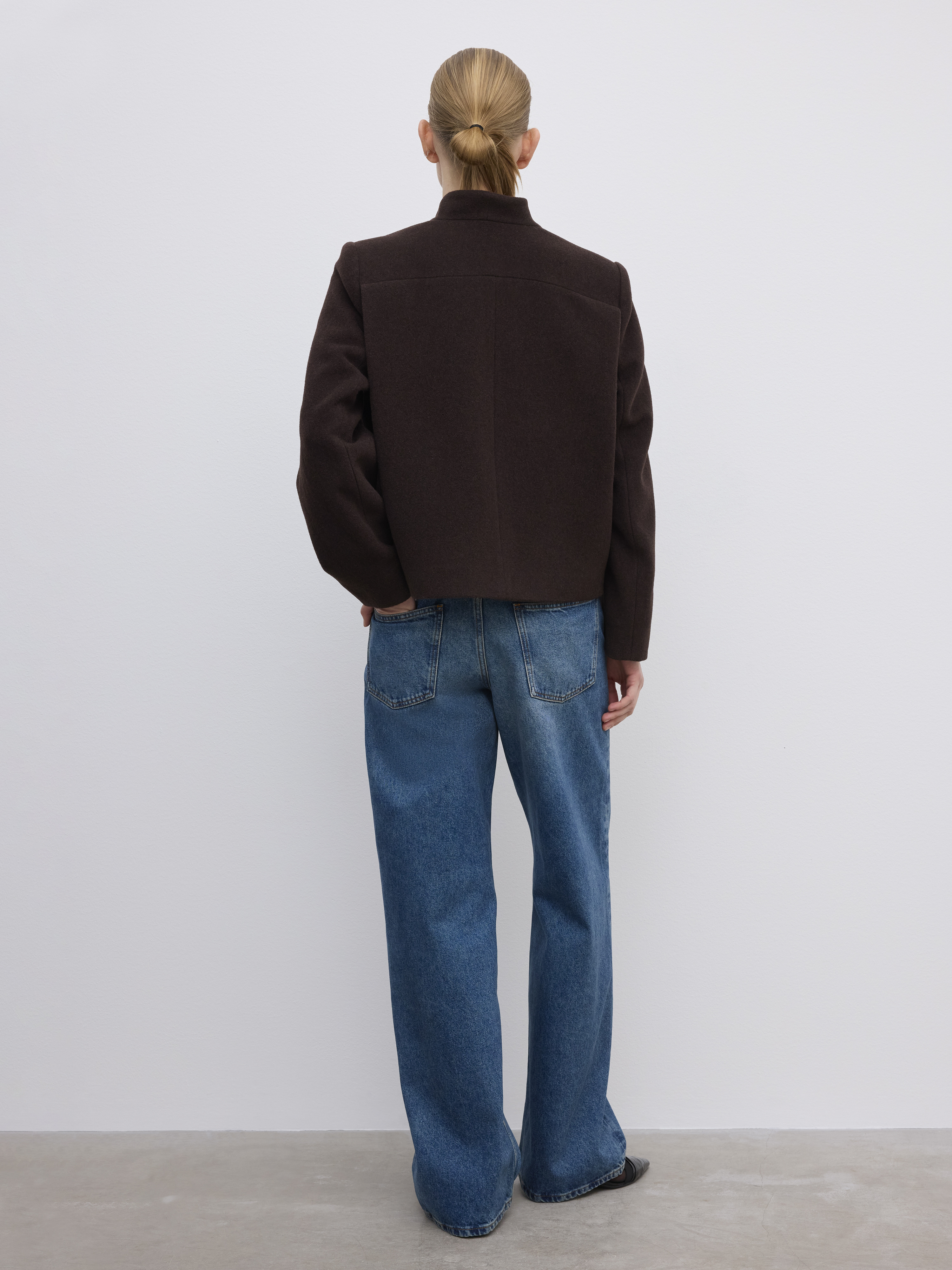 Short Curved Jacket - 4