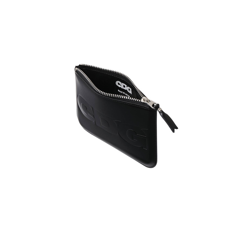 Comme Des Garçons Comme des Garçons Embossed Logo Wallet 'Black' outlook