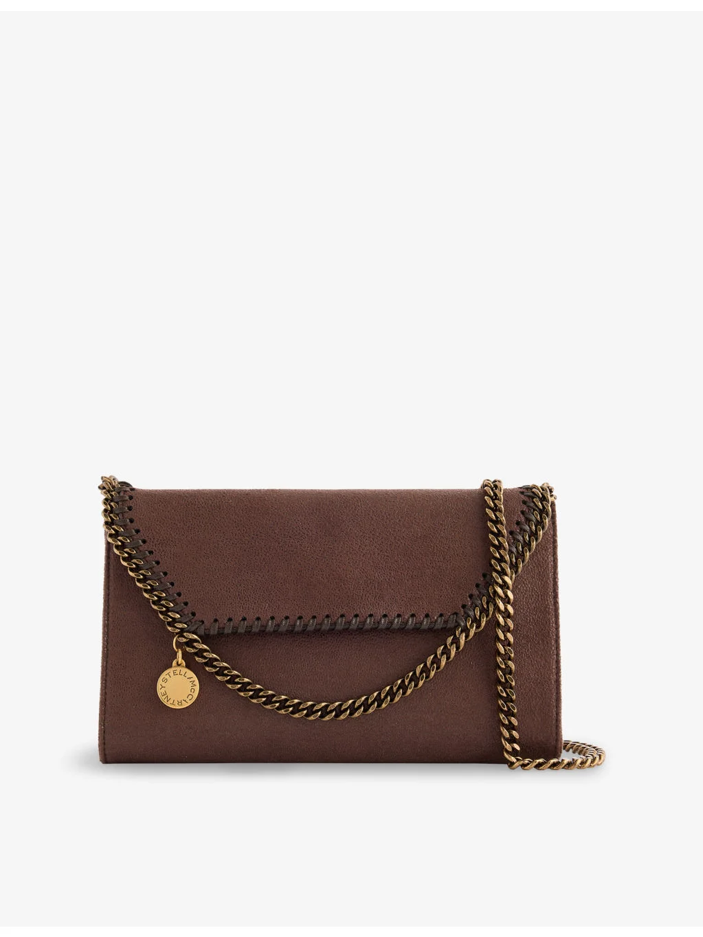 Falabella Faux-Suede Wallet-on-Chain - 1