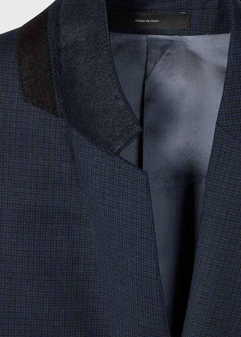 Paul Smith The Soho - Tailored-Fit Navy Puppytooth Wool Suit outlook