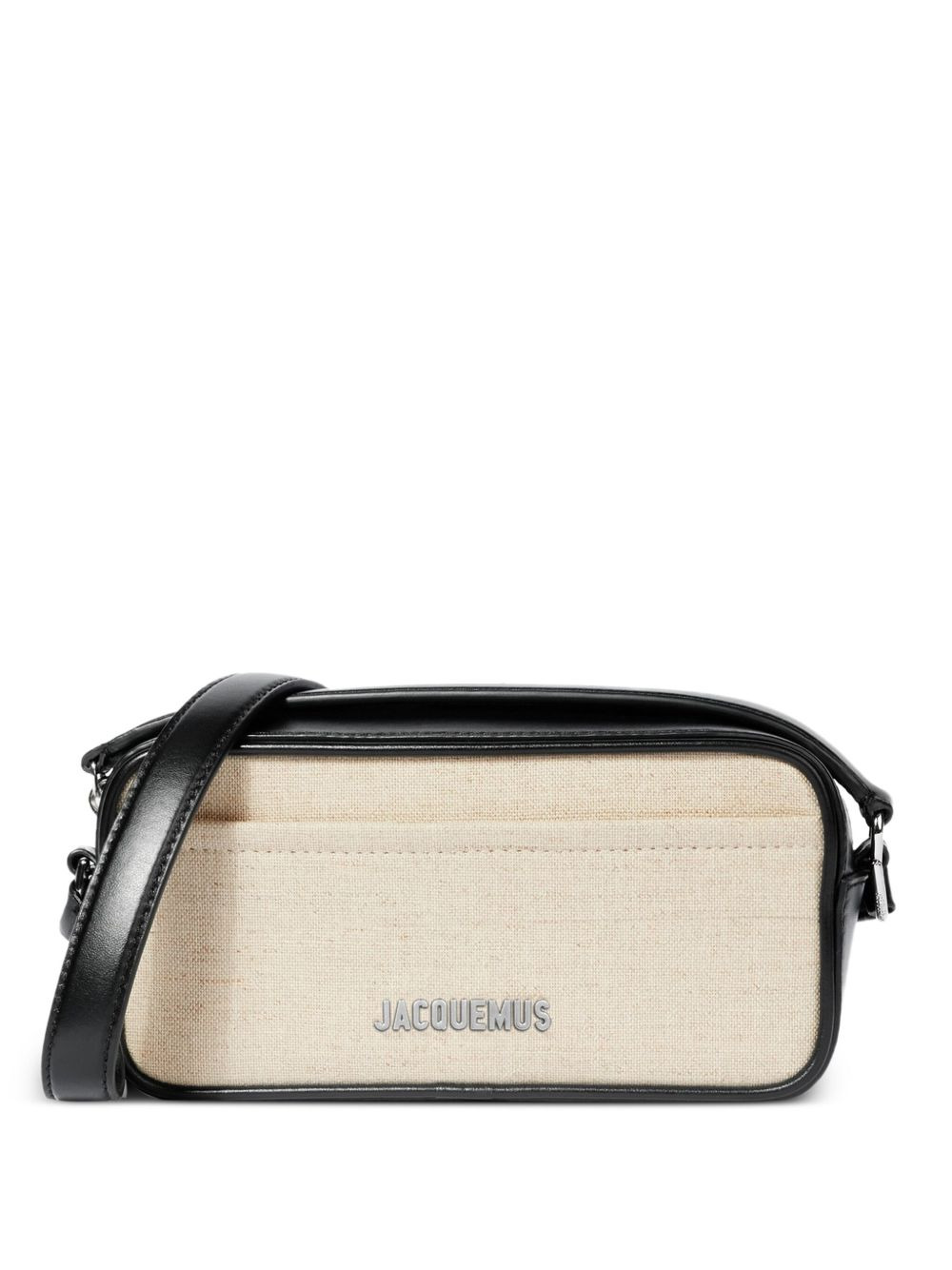 THE BANETTO LEATHER-TRIMMED CROSS BODY BAG - 1
