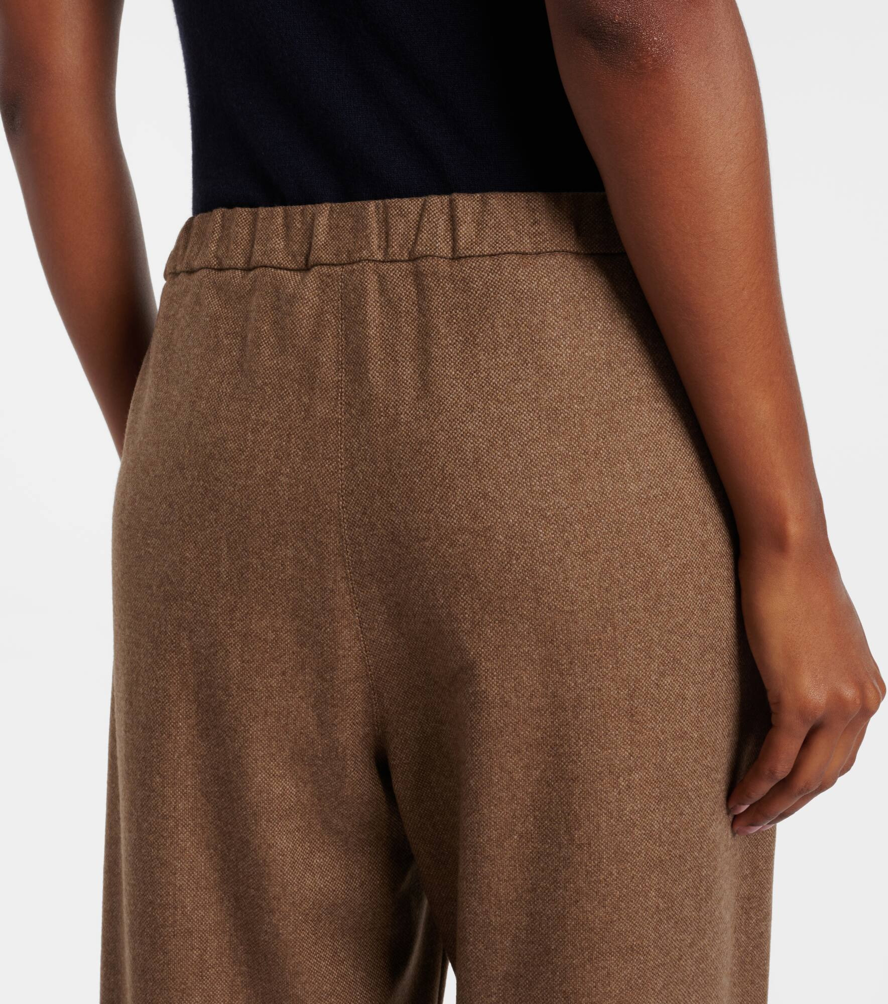 Livio wool and cashmere wide-leg pants - 6