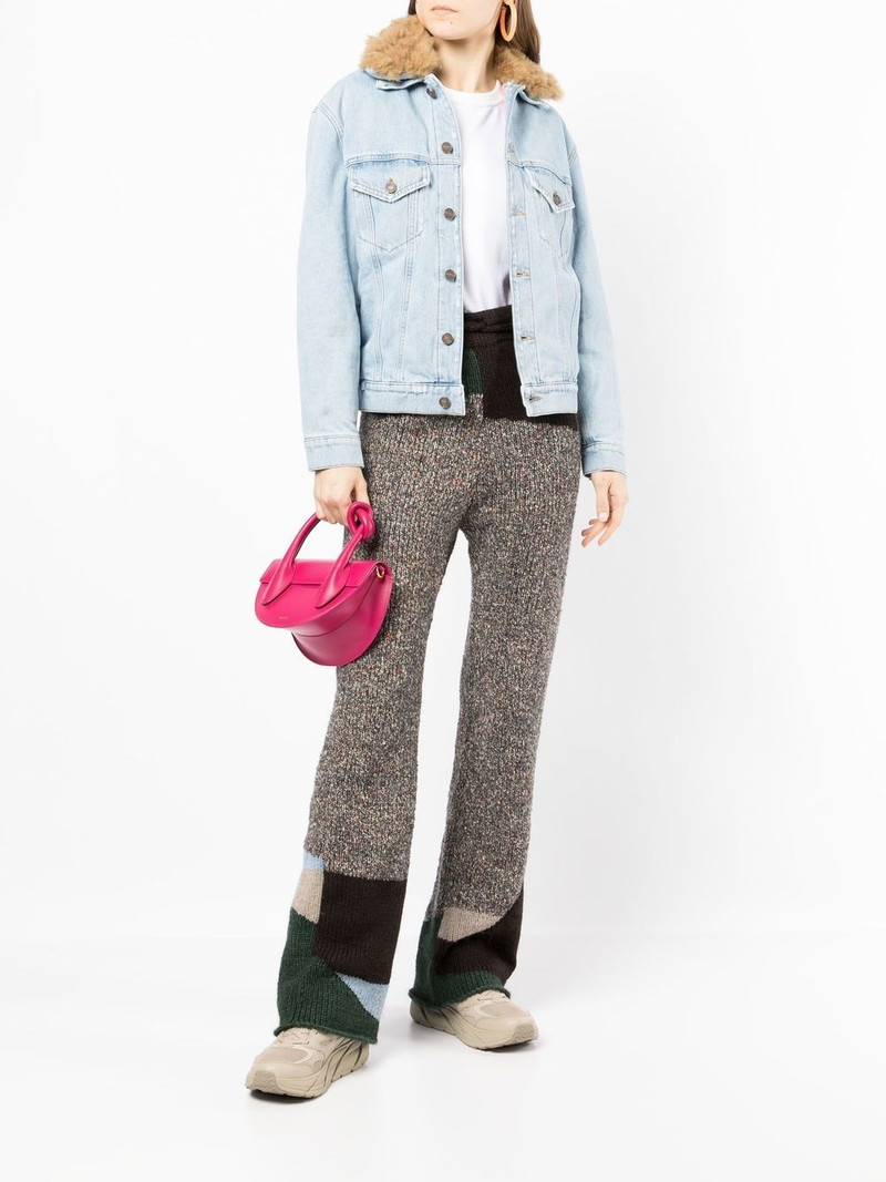 ERL fur-collared denim jacket outlook