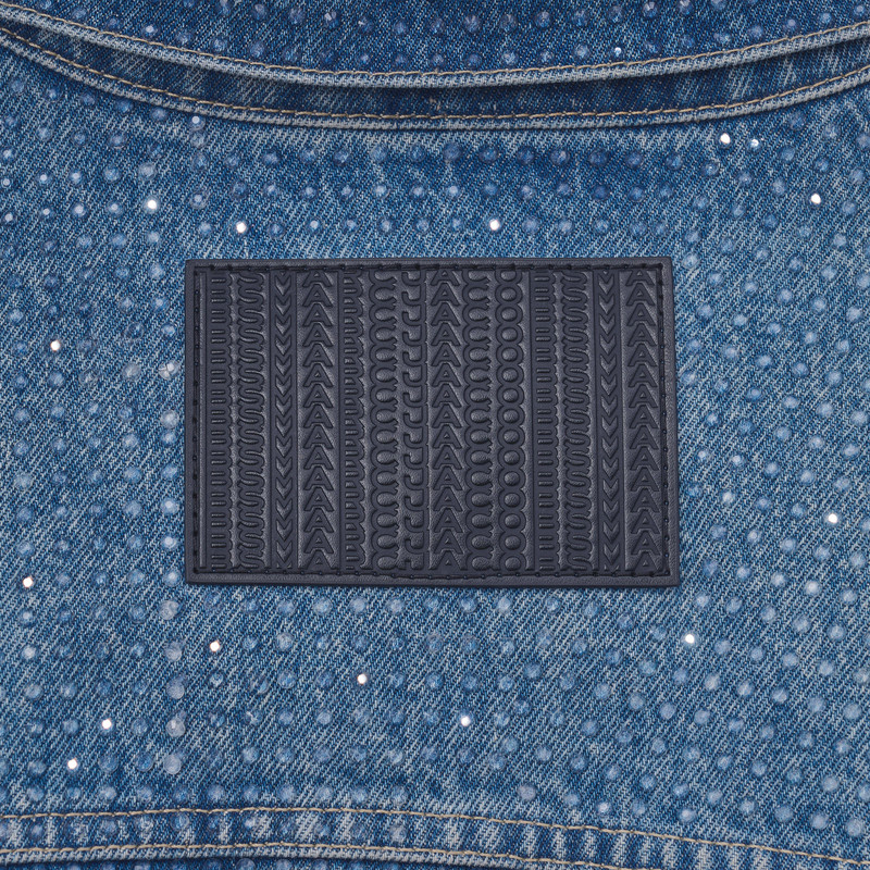 CRYSTAL DENIM OVERSIZED TRUCKER 6