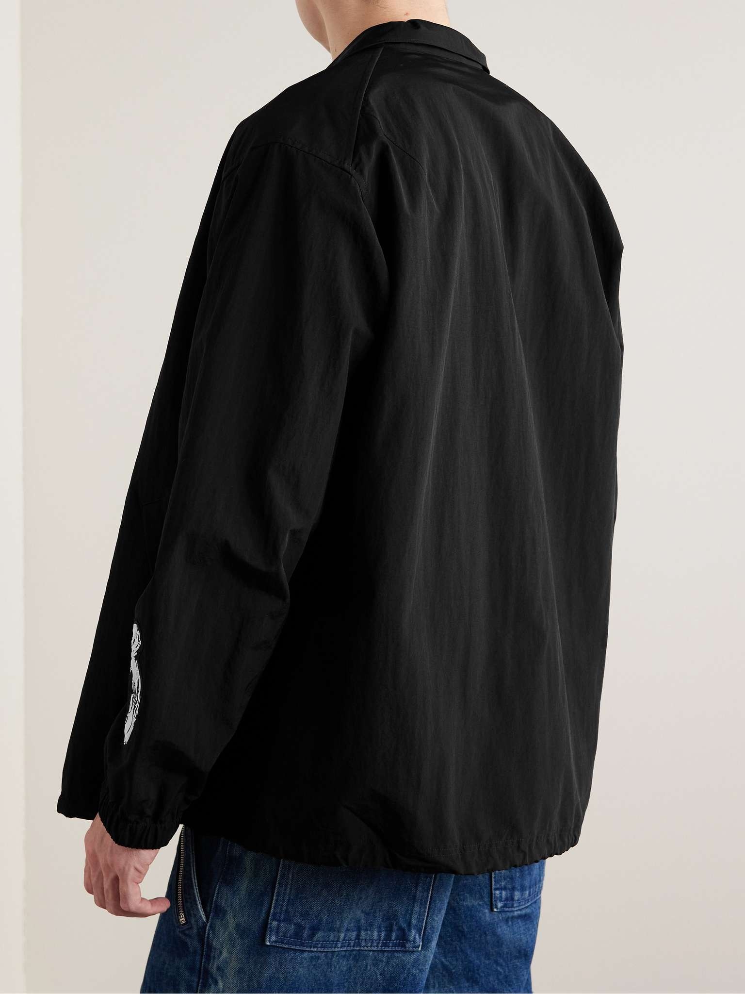 Logo-Appliquéd Recycled-Shell Coach Jacket - 4