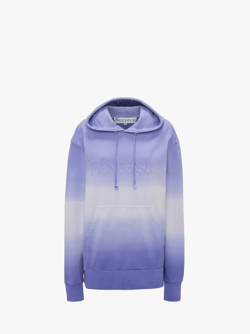 GRADIENT HOODIE WITH LOGO EMBROIDERED 1