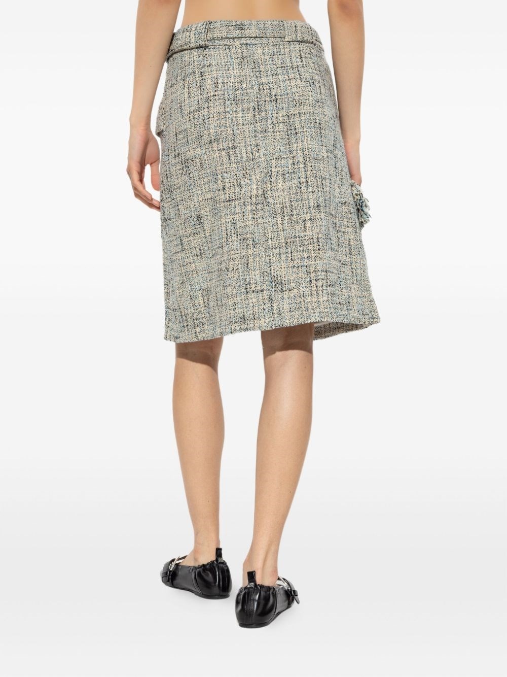 Tweed midi skirt - 5