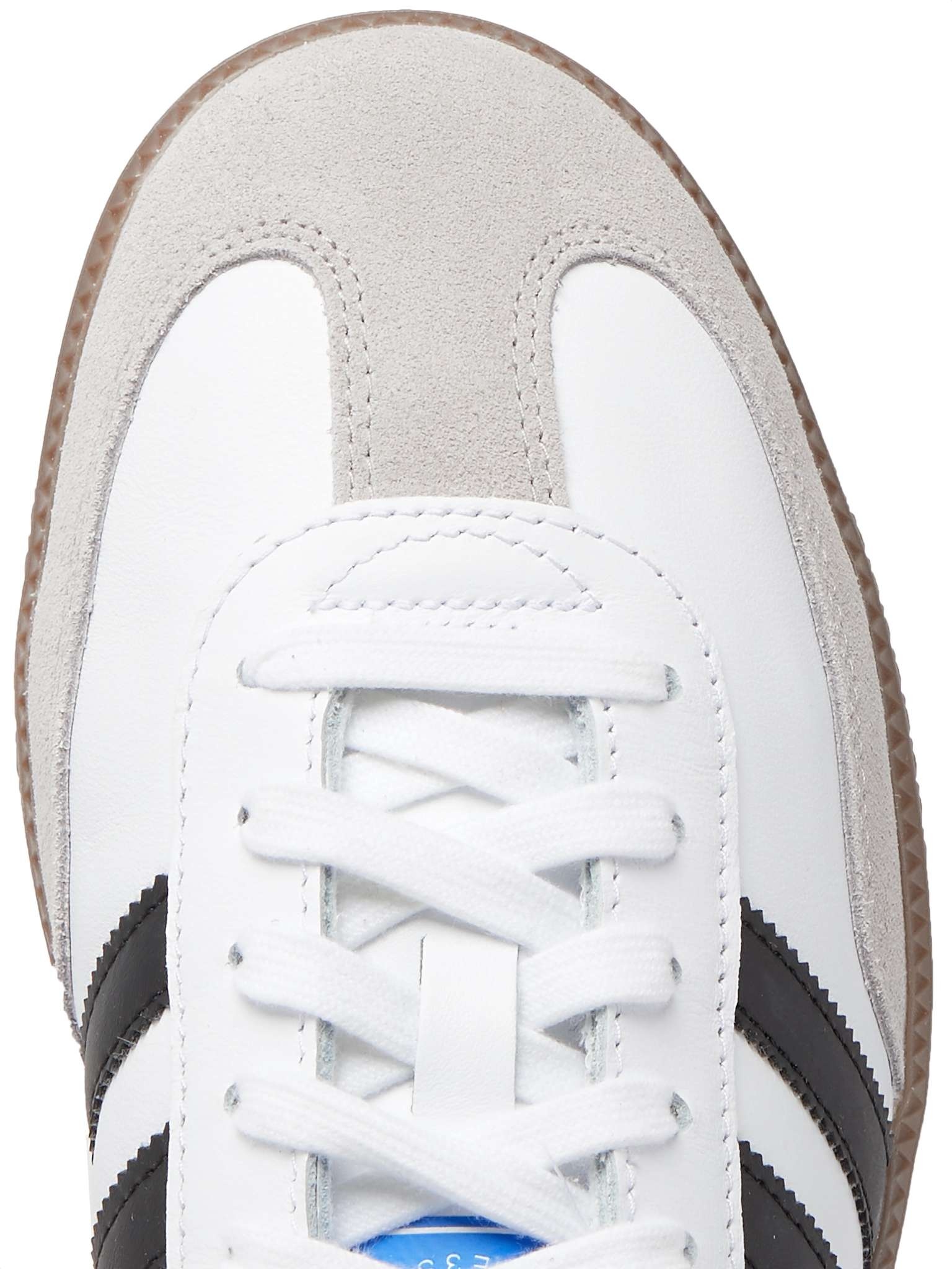 Samba Suede-Trimmed Leather Sneakers - 6