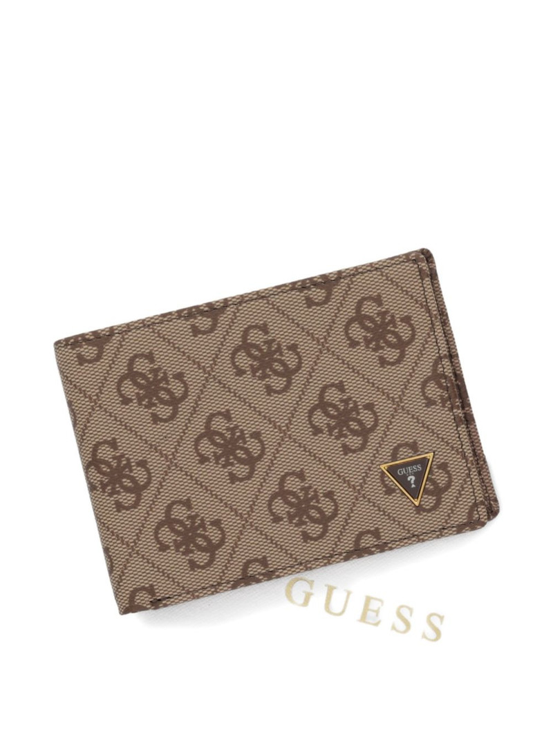 monogram-print logo-plaque wallet 5