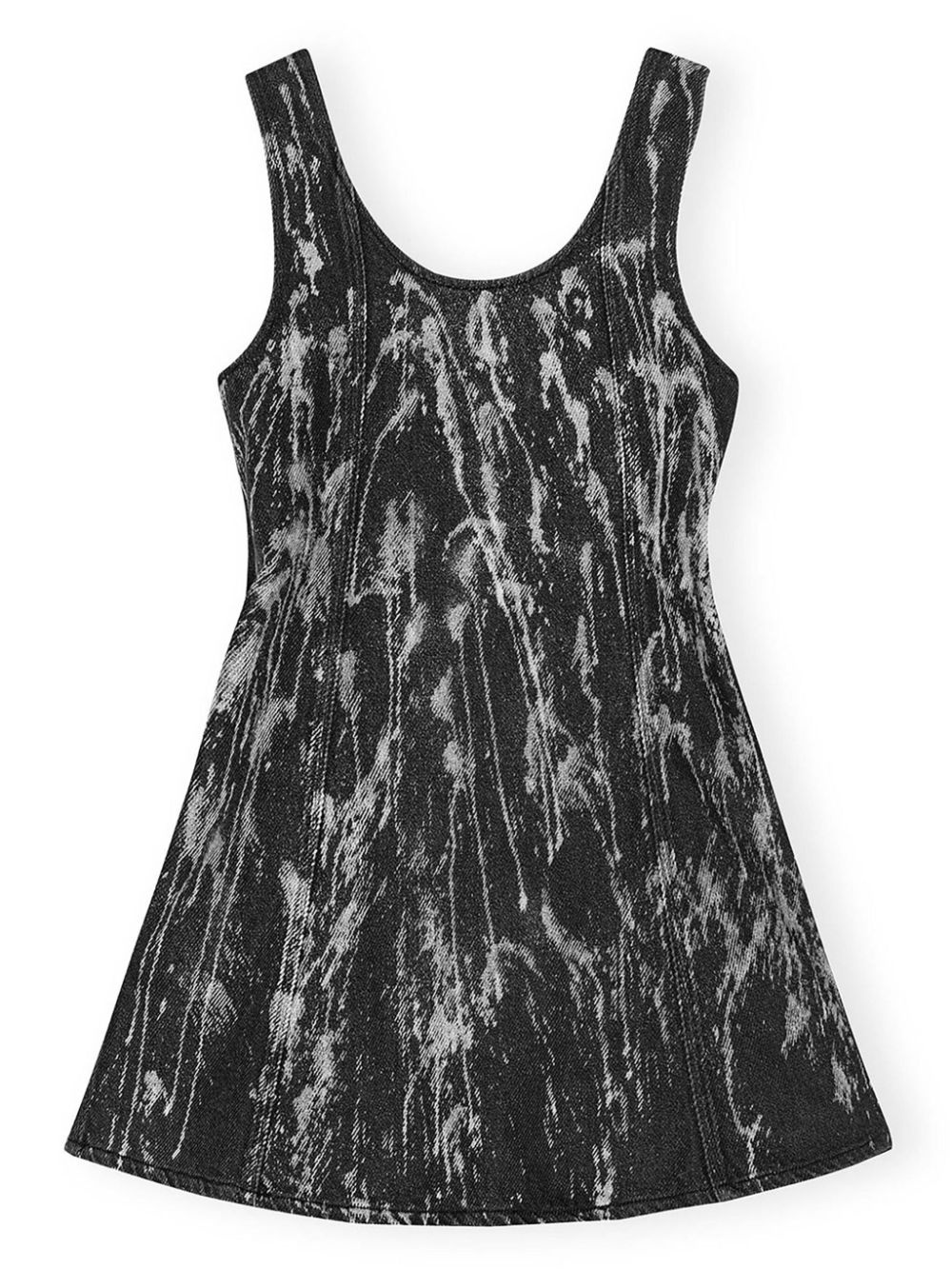 brushed-finish mini dress - 6